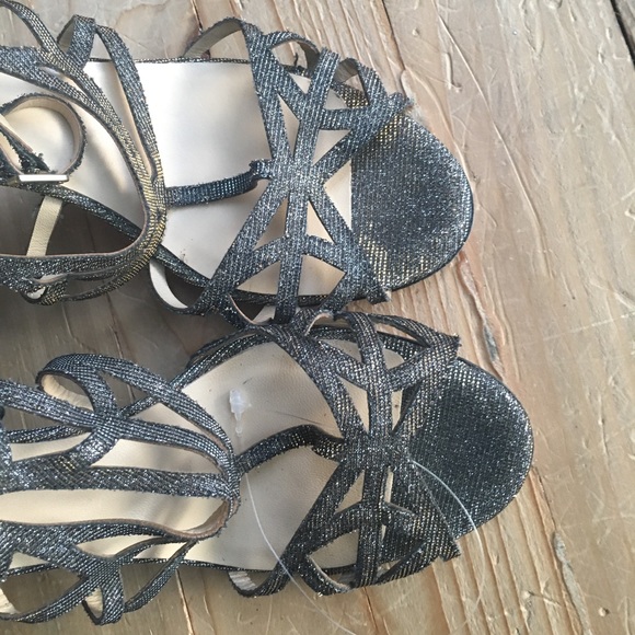 Metallic Kate Spade New York scrappy high heels - Picture 3 of 6